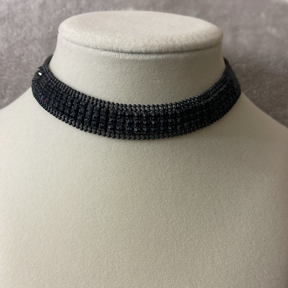 Jewelry - Black Rhinestone Choker